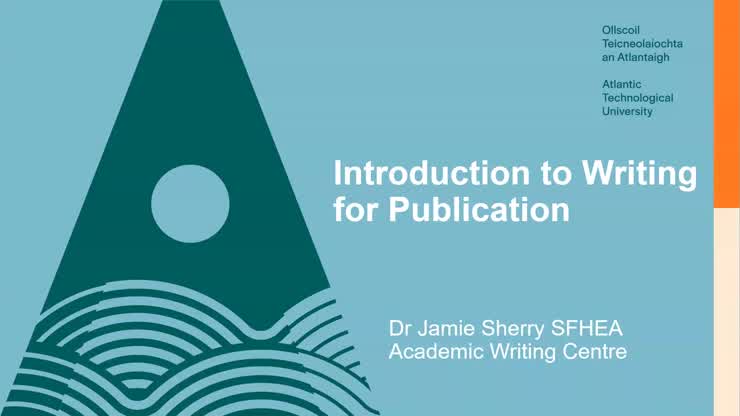 Online Tutorial: Introduction to Writing for Publishing