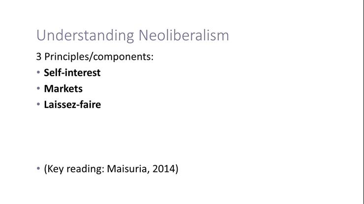 Lecture 2 of 3 Markets/Marketisation