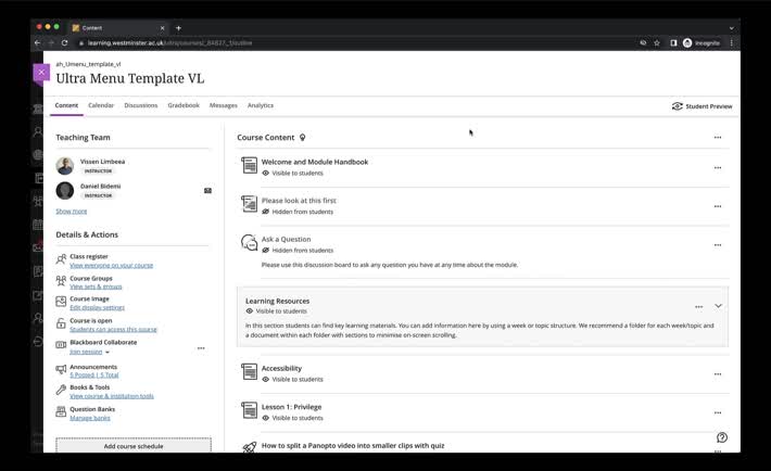 How to record and insert a video into your module