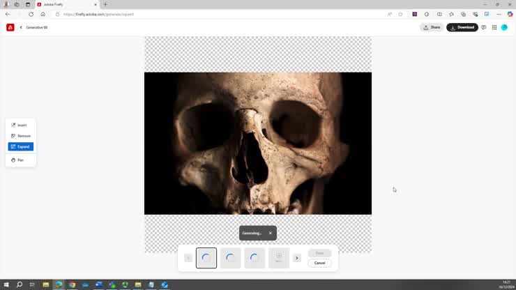 Adobe Firefly Guide (No.6 Extending aspects of an image)