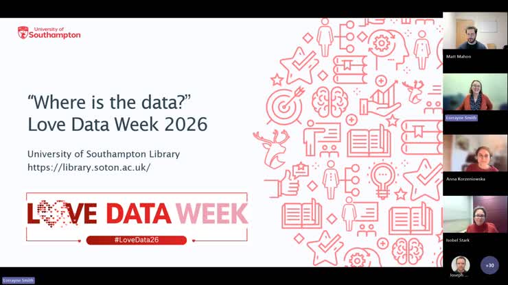 Love Data Week 2026 Matt Spitz Mahon (University of Glasgow) Topic ...