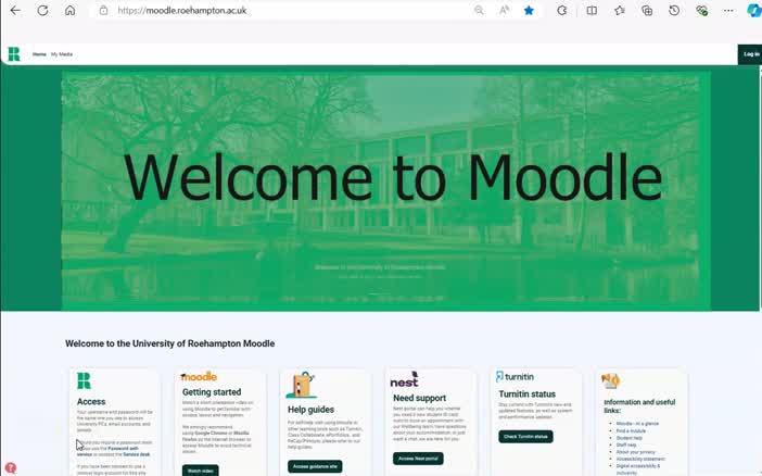 Welcome To Moodle 24 25