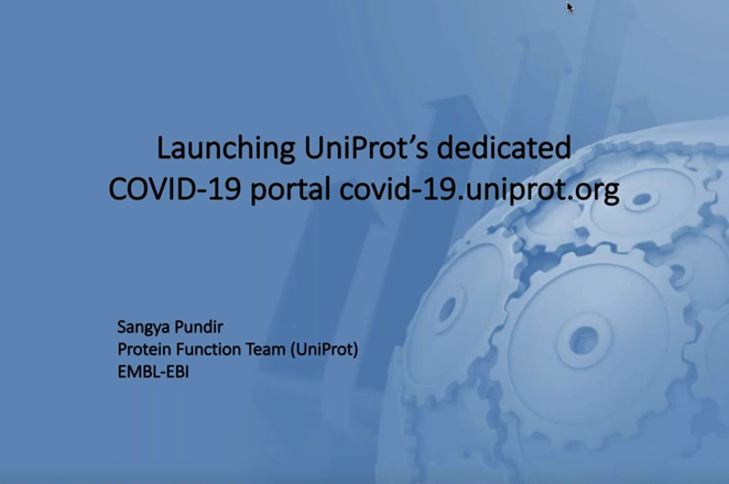 UniProt COVID-19 website