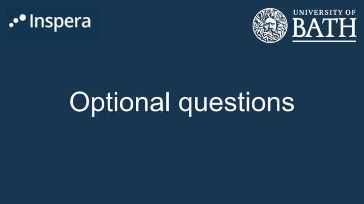 Staff - Optional Questions - Semester 1