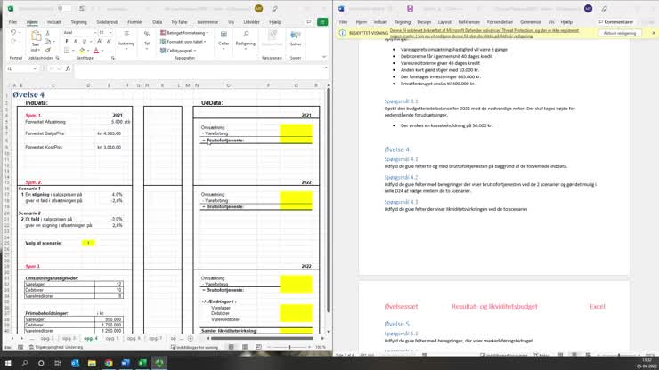 Budgettering Øv. 4