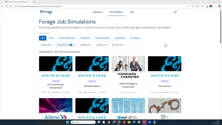 How to get your Forage simulation certificate