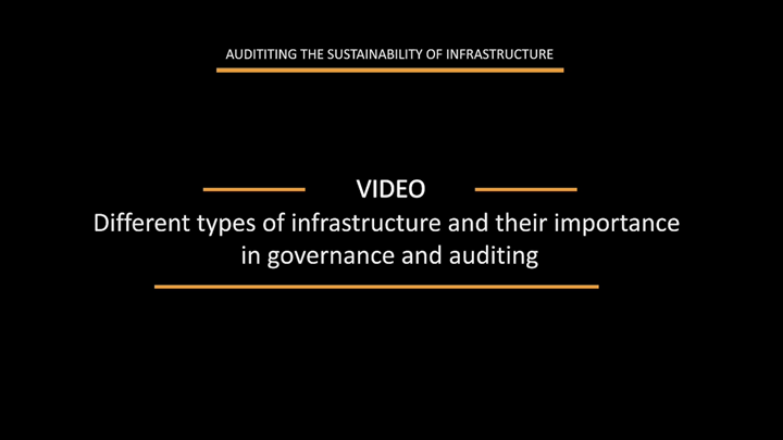 Different types of infrastructure, their importance in governance and ...