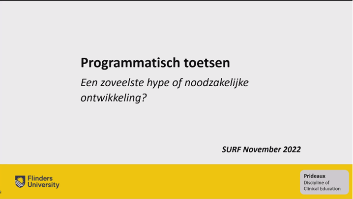 2022-12-06 - Keynote: Programmatisch toetsen: hype of logische ...