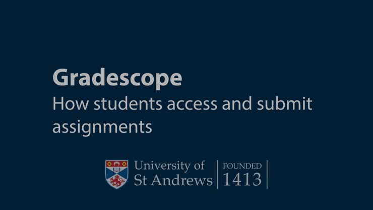 How students submit