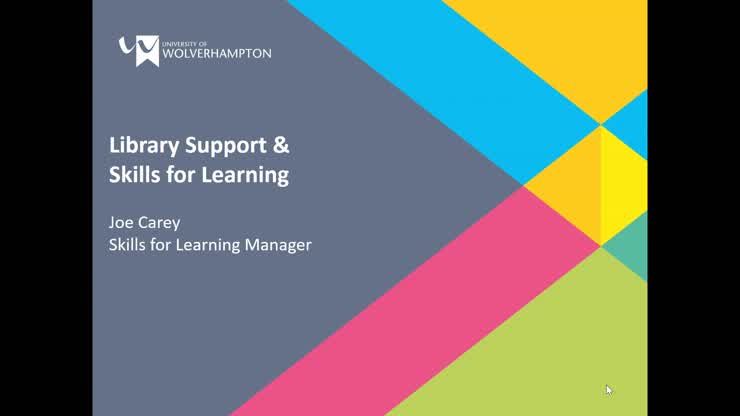 Induction: Library & Skills for Learning