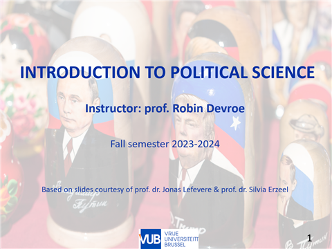 Introduction to Political Science - Week 1