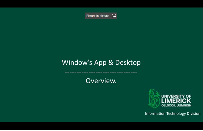 Windows App Overview Windows Virtual Desktop and App Overview