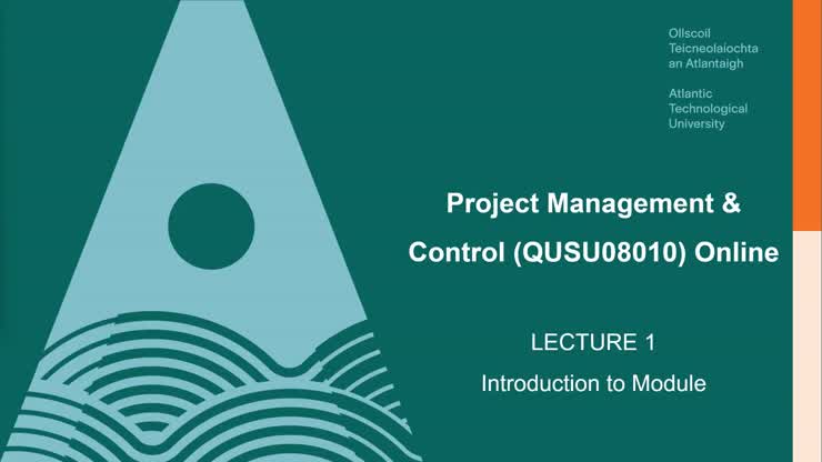 20230124 - PM&CO - Introduction to Module - Lecture 1 (Recording)
