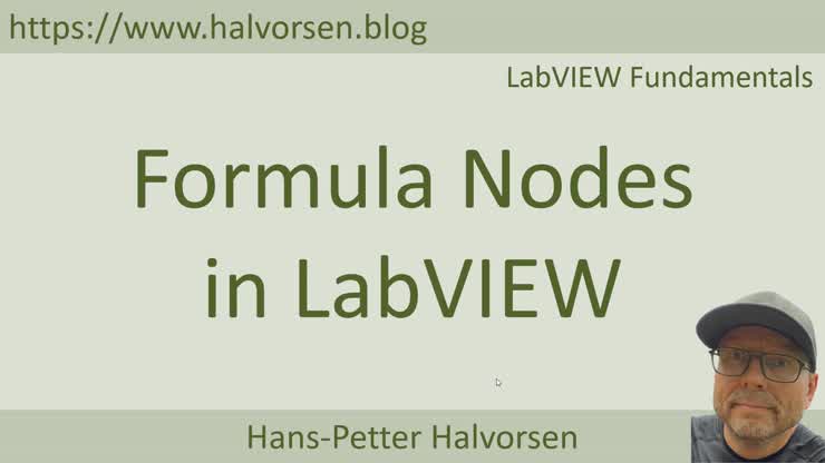 Formula Nodes in LabVIEW