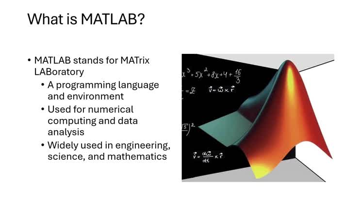 Lecture 5-2: Matlab