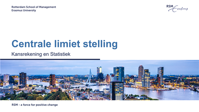 Centrale Limiet Stelling