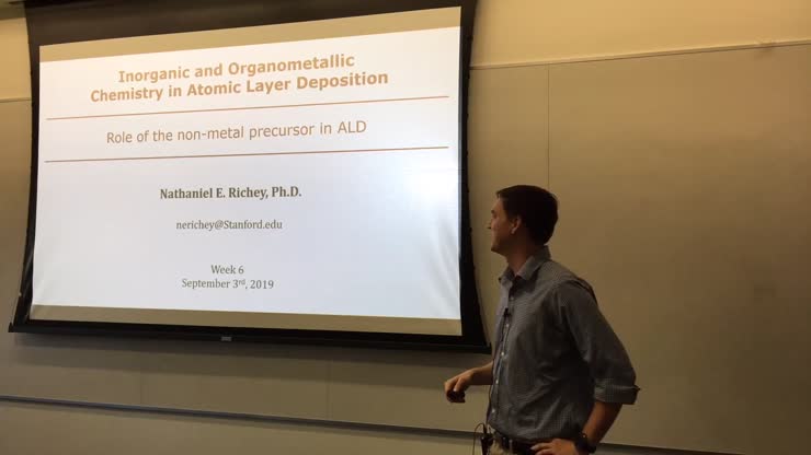 Nathan Richey: Role of the non-metal precursor in ALD (