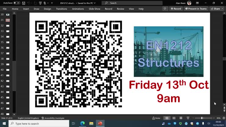Fundamentals of Civil Engineering 13/10/23